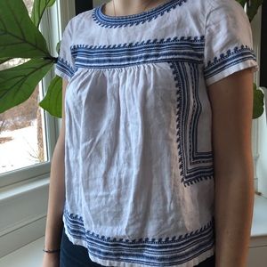 Madewell Embroidered Blouse